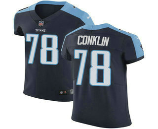 Nike Titans #78 Jack Conklin Navy Blue Alternate Men's Stitched NFL Vapor Untouchable Elite Jersey