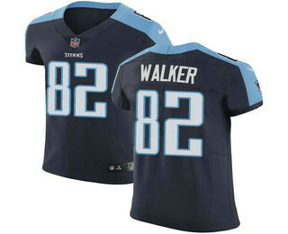 Nike Titans #82 Delanie Walker Navy Blue Alternate Men's Stitched NFL Vapor Untouchable Elite Jersey