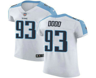 Nike Titans #93 Kevin Dodd White Men's Stitched NFL Vapor Untouchable Elite Jersey