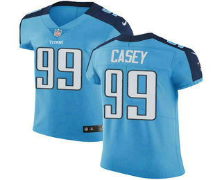 Nike Titans #99 Jurrell Casey Light Blue Team Color Men's Stitched NFL Vapor Untouchable Elite Jersey