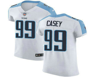 Nike Titans #99 Jurrell Casey White Men's Stitched NFL Vapor Untouchable Elite Jersey