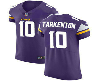 Nike Vikings #10 Fran Tarkenton Purple Team Color Men's Stitched NFL Vapor Untouchable Elite Jersey