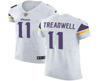 Nike Vikings #11 Laquon Treadwell White Men's Stitched NFL Vapor Untouchable Elite Jersey