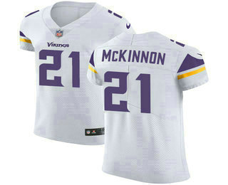 Nike Vikings #21 Jerick McKinnon White Men's Stitched NFL Vapor Untouchable Elite Jersey