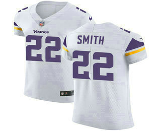 Nike Vikings #22 Harrison Smith White Men's Stitched NFL Vapor Untouchable Elite Jersey