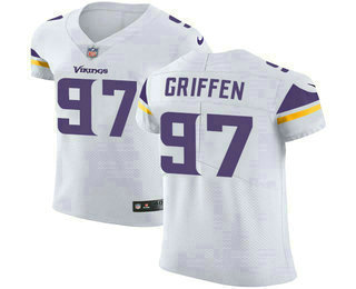 Nike Vikings #97 Everson Griffen White Men's Stitched NFL Vapor Untouchable Elite Jersey