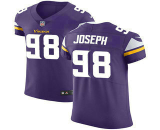 Nike Vikings #98 Linval Joseph Purple Team Color Men's Stitched NFL Vapor Untouchable Elite Jersey