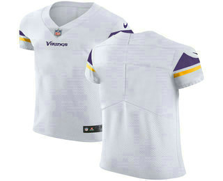 Nike Vikings Blank White Men's Stitched NFL Vapor Untouchable Elite Jersey