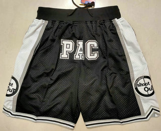 PAC Shoot Out Black Swingman Basketball Shorts