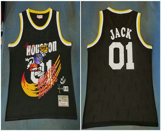 Rockets 01 Jack Black Travis Scott Mitchell Ness Bleacher Report Jersey