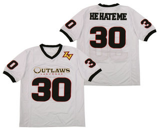 Rod Smart He Hate Me 30 White Movie Football Jersey