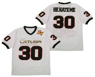 Rod Smart He Hate Me 30 White Movie Football Men Jersey