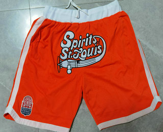 Spirits of St. Louis Orange Just Don Swingman Throwback Shorts