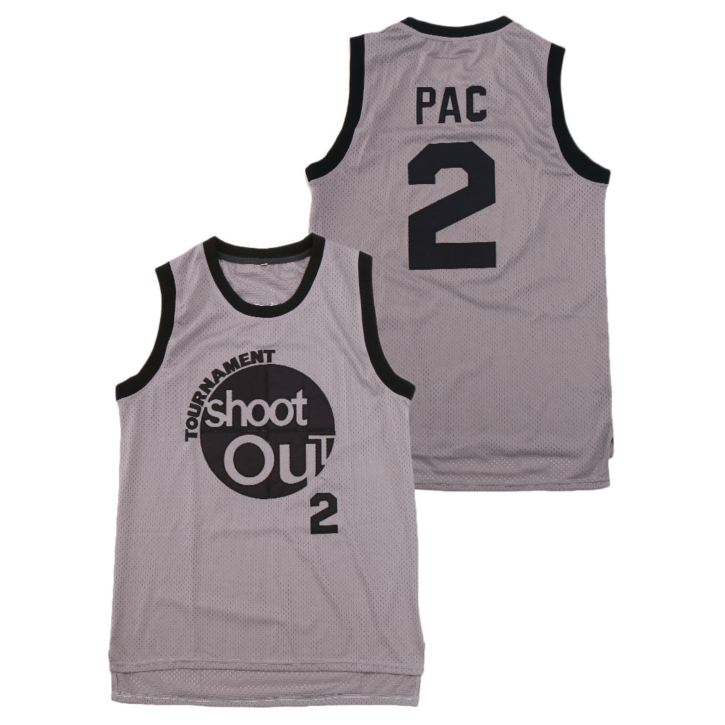 The Rim Tournament Shoot Out #2 Pac Gray Basketball Jersey