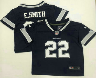 Toddlers Dallas Cowboys #22 Emmitt Smith Navy Blue 2017 Vapor Untouchable Stitched NFL Nike Limited Jersey