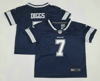 Toddlers Dallas Cowboys #7 Trevon Diggs Navy Blue 2021 Vapor Untouchable Stitched Nike Limited Jersey