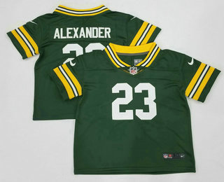 Toddlers Green Bay Packers #23 Jaire Alexander Green 2022 Vapor Untouchable Stitched NFL Nike Throwback Limited Jersey