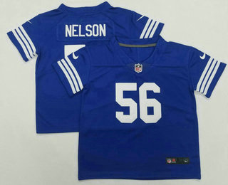 Toddlers Indianapolis Colts #56 Quenton Nelson Blue 2022 Vapor Untouchable Stitched NFL Nike Limited Jersey