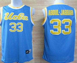 UCLA Bruins #33 Kareem Abdul-Jabbar Light Blue Jersey