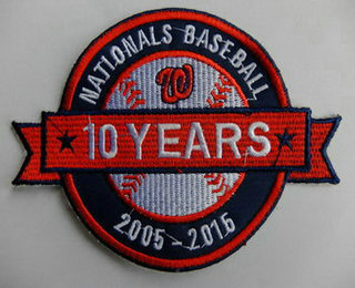 Washington Nationals 10th Anniversary Patch