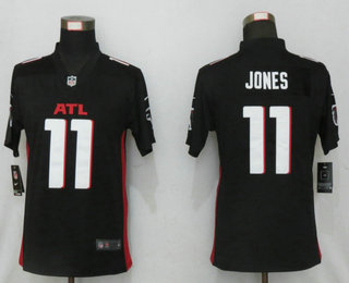 Women's Atlanta Falcons #11 Julio Jones Black 2020 NEW Vapor Untouchable Stitched NFL Nike Limited Jersey