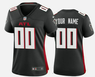 Women's Atlanta Falcons Custom Black 2020 NEW Vapor Untouchable Stitched NFL Nike Limited Jersey