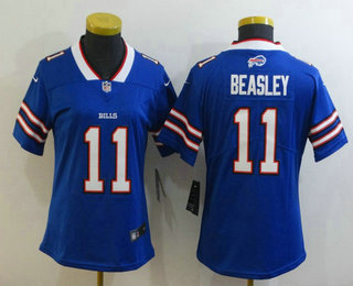 Women's Buffalo Bills #11 Cole Beasley Royal Blue 2020 Vapor Untouchable Stitched NFL Nike Limited Jersey