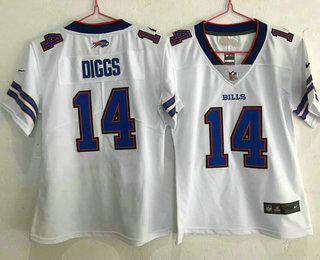 Women's Buffalo Bills #14 Stefon Diggs White 2020 Vapor Untouchable Stitched NFL Nike Limited Jersey