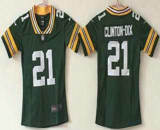 Women's Green Bay Packers #21 Ha Ha Clinton-Dix Green 2017 Vapor Untouchable Stitched NFL Nike Limited Jersey