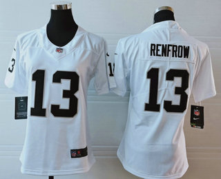 Women's Las Vegas Raiders #13 Hunter Renfrow White 2019 Vapor Untouchable Stitched NFL Nike Limited Jersey