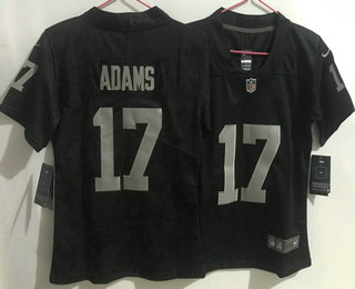 Women's Las Vegas Raiders #17 Davante Adams Black 2022 Vapor Untouchable Stitched NFL Nike Limited Jersey