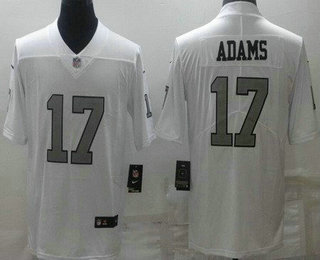 Women's Las Vegas Raiders #17 Davante Adams Limited White Alternate Vapor Jersey