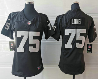 Women's Las Vegas Raiders #75 Howie Long Black 2017 Vapor Untouchable Stitched NFL Nike Limited Jersey