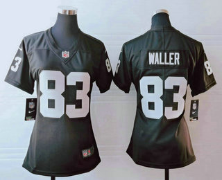 Women's Las Vegas Raiders #83 Darren Waller Black 2017 Vapor Untouchable Stitched NFL Nike Limited Jersey