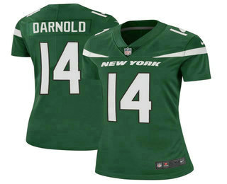 Women's New York Jets #14 Sam Darnold Green NEW 2019 Vapor Untouchable Stitched NFL Nike Limited Jersey