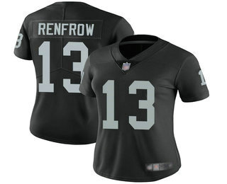 Women's Las Vegas Raiders #13 Hunter Renfrow Black 2019 Vapor Untouchable Stitched NFL Nike Limited Jersey