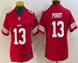 Women's San Francisco 49ers #13 Brock Purdy Limited Red FUSE Vapor Jersey