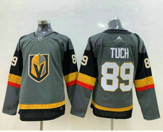 Women's Vegas Golden Knights #89 Alex Tuch Grey Stitched NHL Jersey