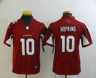 Youth Arizona Cardinals #10 DeAndre Hopkins Red 2020 Vapor Untouchable Stitched NFL Nike Limited Jersey