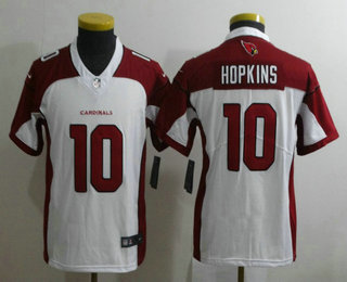 Youth Arizona Cardinals #10 DeAndre Hopkins White 2020 Vapor Untouchable Stitched NFL Nike Limited Jersey