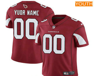 Youth Arizona Cardinals Custom Vapor Untouchable Red Team Color NFL Nike Limited Jersey