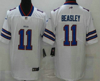 Youth Buffalo Bills #11 Cole Beasley Limited White Vapor Jersey