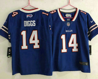 Youth Buffalo Bills #14 Stefon Diggs Royal Blue 2020 Vapor Untouchable Stitched NFL Nike Limited Jersey