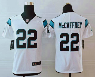 Youth Carolina Panthers #22 Christian McCaffrey White 2017 Vapor Untouchable Stitched NFL Nike Limited Jersey