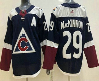 Youth Colorado Avalanche #29 Nathan MacKinnon Navy Alternate Stitched Jersey