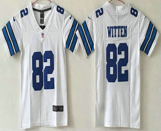 Youth Dallas Cowboys #82 Jason Witten White 2017 Vapor Untouchable Stitched NFL Nike Limited Jersey