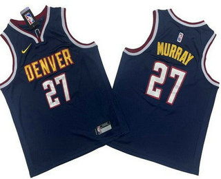 Youth Denver Nuggets #27 Jamal Murray Navy Icon Swingman Jersey