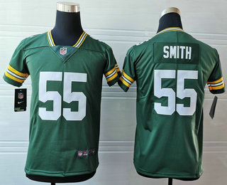 Youth Green Bay Packers #55 Za'Darius Smith Green 2017 Vapor Untouchable Stitched NFL Nike Limited Jersey