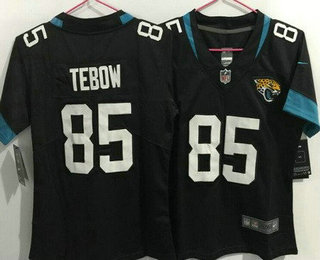 Youth Jacksonville Jaguars #85 Tim Tebow Limited Black Vapor Jersey