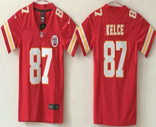 Youth Kansas City Chiefs #87 Travis Kelce Red 2017 Vapor Untouchable Stitched NFL Nike Limited Jersey